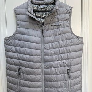 Columbia Silver and Gray Insulated Vest